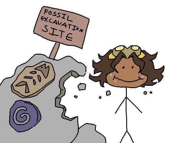 Venture enjoying a discovery